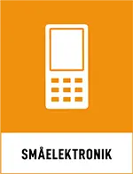 Piktogram för småelektronik